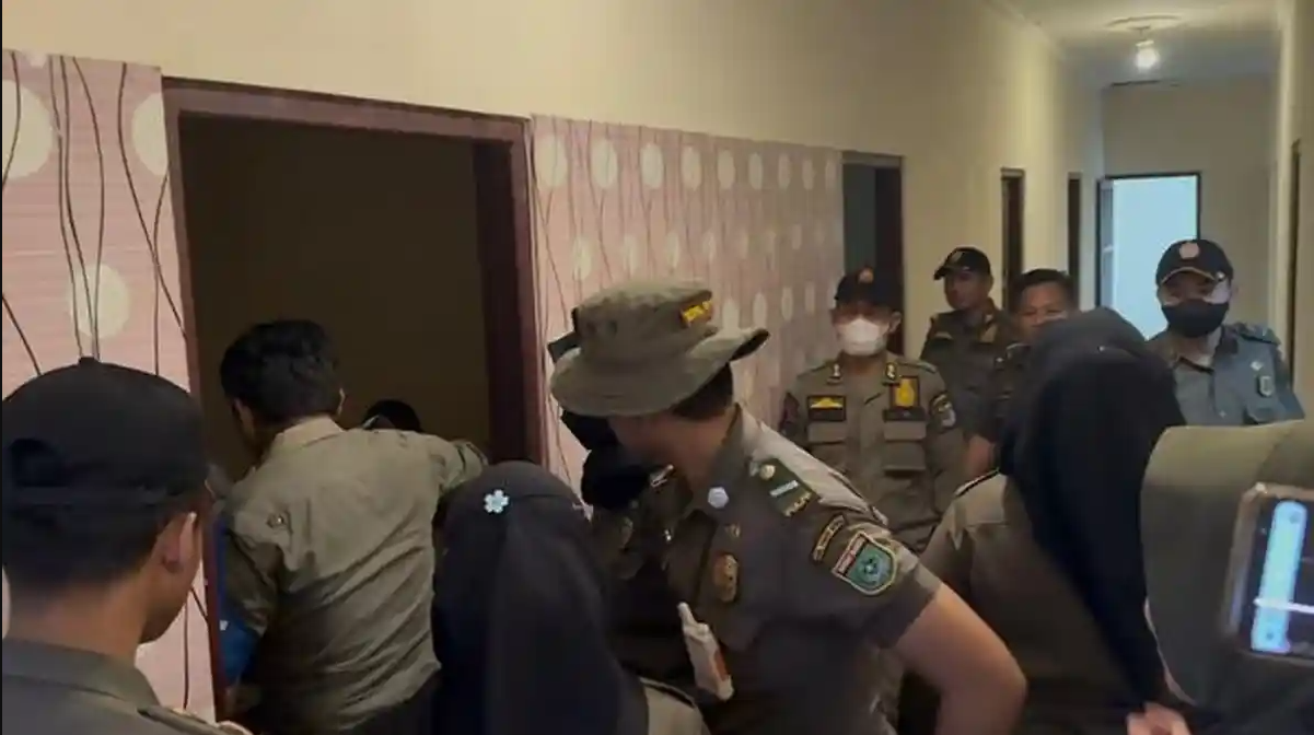 8 Pasangan Bukan Suami Istri di Tanahbumbu Terjaring Razia Satpol PP dan Damkar